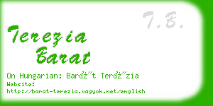 terezia barat business card